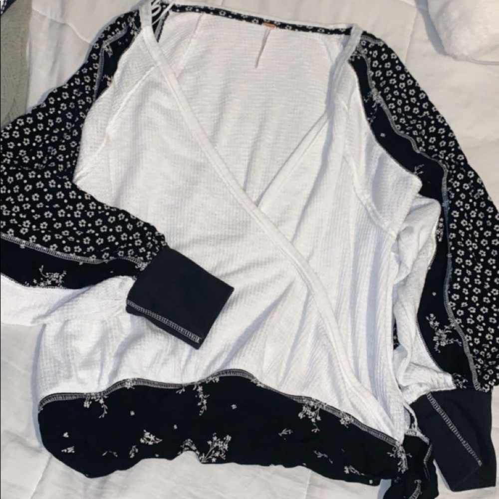 Free people wrap top!